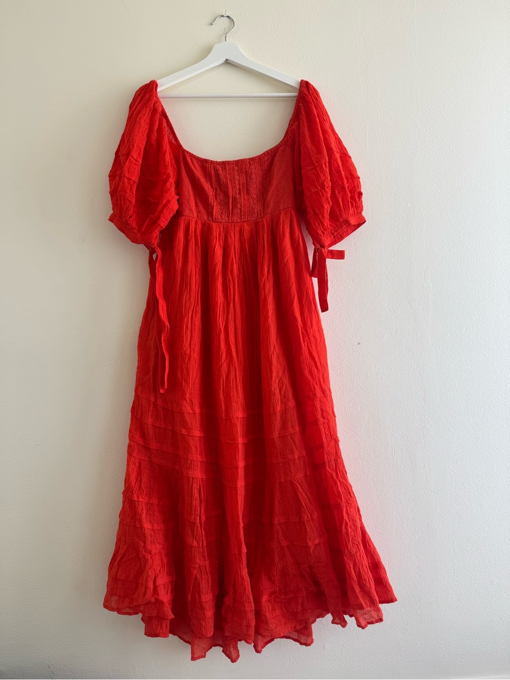 Like New Free people maxi cotton dress sz S